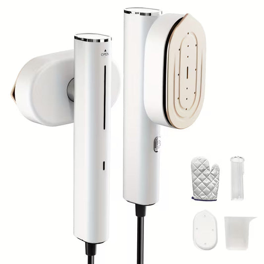 2 in 1 Garment Steamer & Iron Portable Travel Steamer with Fast Heat Up