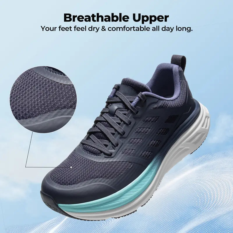 Women's Cushioned Walking & Running Shoes Breathable Athletic Sneakers